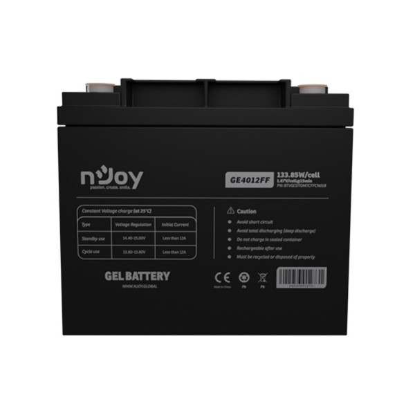 Купити Акумуляторна батарея Njoy GE4012FF 12V 40AH (BTVGCDTOMTCFFCN01B) GEL