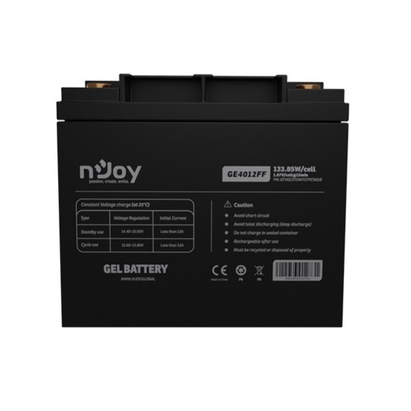 Купити Акумуляторна батарея Njoy GE4012FF 12V 40AH (BTVGCDTOMTCFFCN01B) GEL