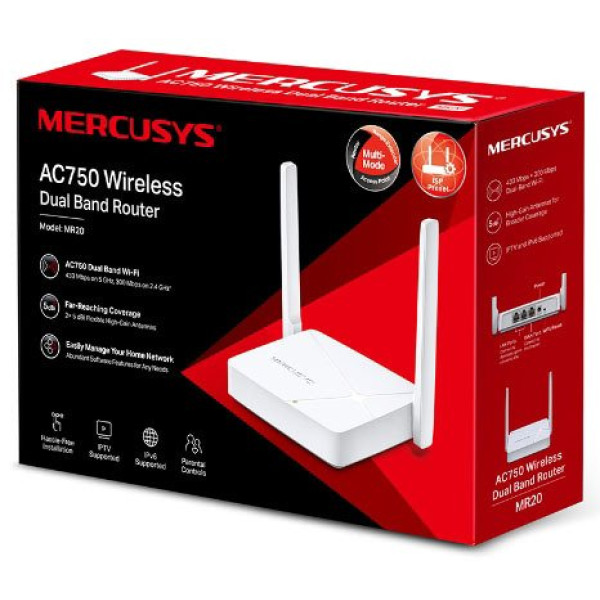 Купити Бездротовий маршрутизатор Mercusys MR20