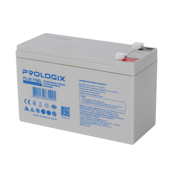 Купити Акумуляторна батарея Prologix 12V 7AH (PL12-7GEL) GEL