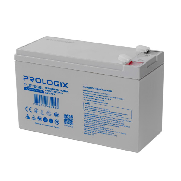 Купити Акумуляторна батарея Prologix 12V 9AH (PL12-9GEL) GEL