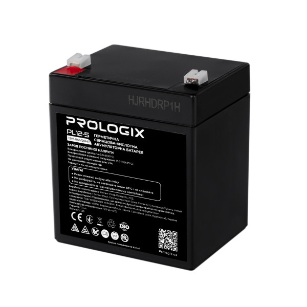 Купити Акумуляторна батарея Prologix 12V 5AH (PL12-5) AGM