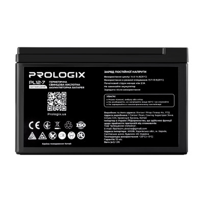 Купити Акумуляторна батарея Prologix 12V 7AH (PL12-7) AGM
