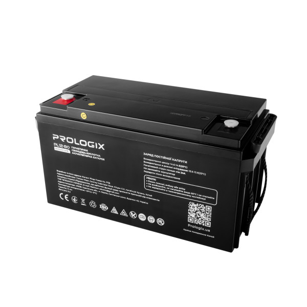 Купить Акумуляторна батарея Prologix 12V 80AH (PL12-80) AGM