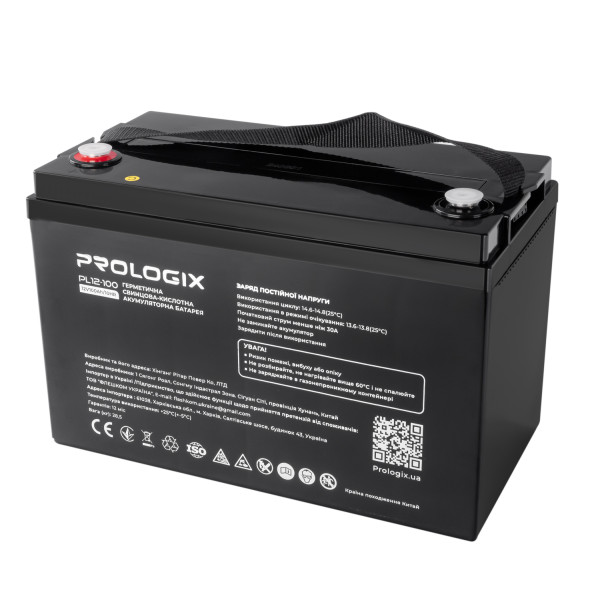 Купить Акумуляторна батарея Prologix 12V 100AH (PL12-100) AGM