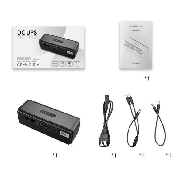 Купити Джерело безперебійного живлення Yepo Smart DC-UPS 10400mAh DC-5V/9V/12V (UA-112485)