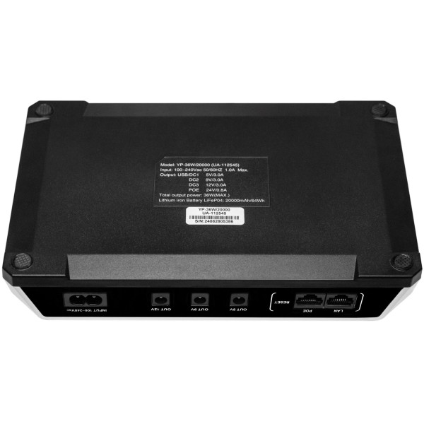 Купить Джерело безперебійного живлення Yepo Mini DC-UPS YP-36W/20000mAh LiFePO4 DC-5V/9V/12V (UA-112545)
