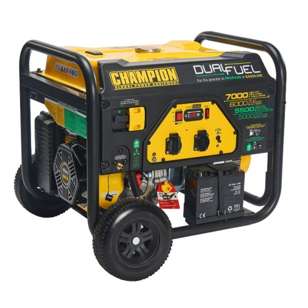 Купить Генератор газобензиновий Champion 7.0 кВт (CPG7500E2-DF-EU)