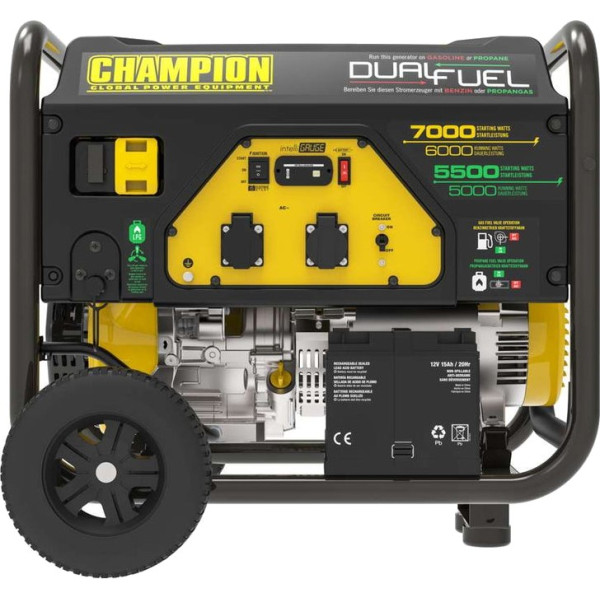 Купить Генератор газобензиновий Champion 7.0 кВт (CPG7500E2-DF-EU)