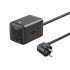 Купить Мережевий фільтр XO (WL24.black) 2 розетки, 2 х USB, 2 x USB-C, 1.5 м, Black