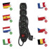 Купити Фільтр живлення Emos (PC1521R) з вимикачем, 5 розеток, 1.5м, Black