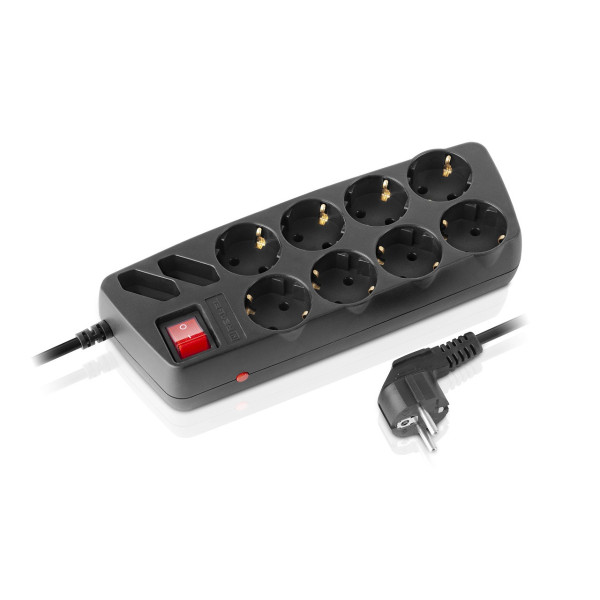 Купити Фільтр живлення REAL-EL RS-10 Protect 3 м Black
