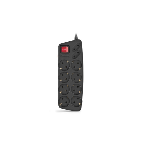 Купити Фільтр живлення REAL-EL RS-10 Protect 3 м Black