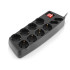 Купити Фільтр живлення REAL-EL RS-10 Protect 5 м Black