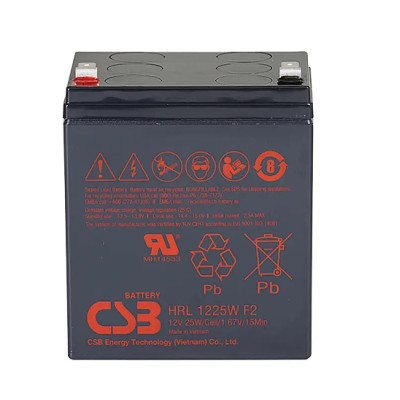 Купити Акумуляторна батарея CSB 12V 5.8AH (HRL1225WF2) AGM