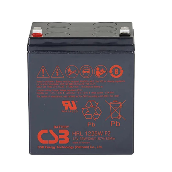 Купити Акумуляторна батарея CSB 12V 5.8AH (HRL1225WF2) AGM