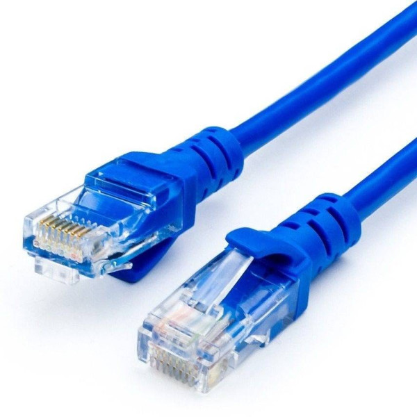 Купити Патч-корд литий, UTP, RJ45, Cat.5e, 7.5m, синій