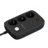Купити Фільтр живлення ColorWay CW-CHE34PDB GaN3 Pro PD 65W (2USB-A + 2 TYPE-C) 3 розетки, 4 USB, 2 м, чорний