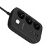 Купити Фільтр живлення ColorWay CW-CHE34PDB GaN3 Pro PD 65W (2USB-A + 2 TYPE-C) 3 розетки, 4 USB, 2 м, чорний