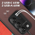 Купити Фільтр живлення ColorWay CW-CHE34PDB GaN3 Pro PD 65W (2USB-A + 2 TYPE-C) 3 розетки, 4 USB, 2 м, чорний