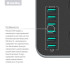 Купить Фільтр живлення ColorWay CW-CHE36B 3 розетки, 6 USB, 1.8 м, чорний