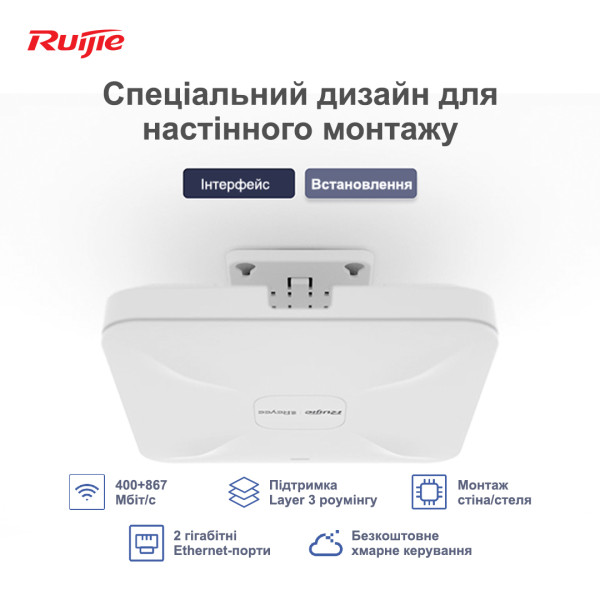 Купить Точка доступу Ruijie Reyee RG-RAP2200(E)