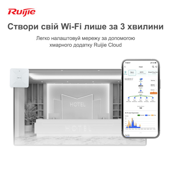 Купить Точка доступу Ruijie Reyee RG-RAP2200(E)