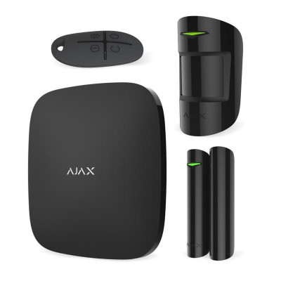 Купити Комплект охоронної сигналізації Ajax StarterKit Black (20287.56.bl1/25456.56.BL1)