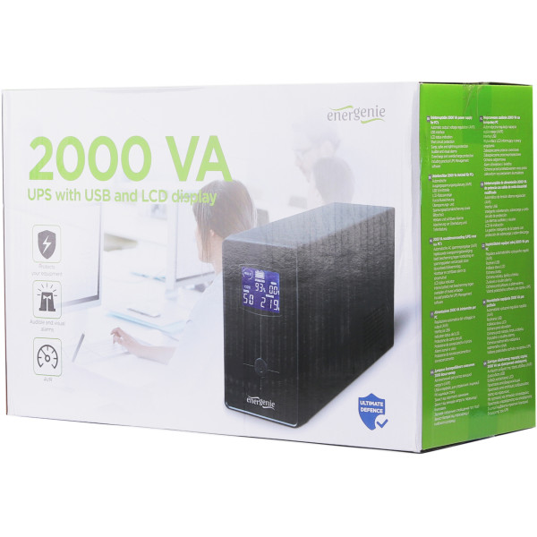 Купити Джерело безперебійного живлення EnerGenie EG-UPS-035 2000VA