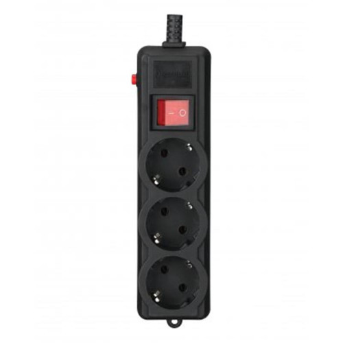 Купити Фільтр живлення Gembird Pro (SPG3-G-10B-PRO) 3 розетки, 3м, чорний