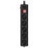 Купити Фільтр живлення Gembird Pro (SPG5-G-6B-PRO) 5 розеток, 1.8м, чорний