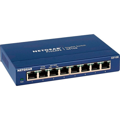 Купити Комутатор Netgear GS108GE 8хGE