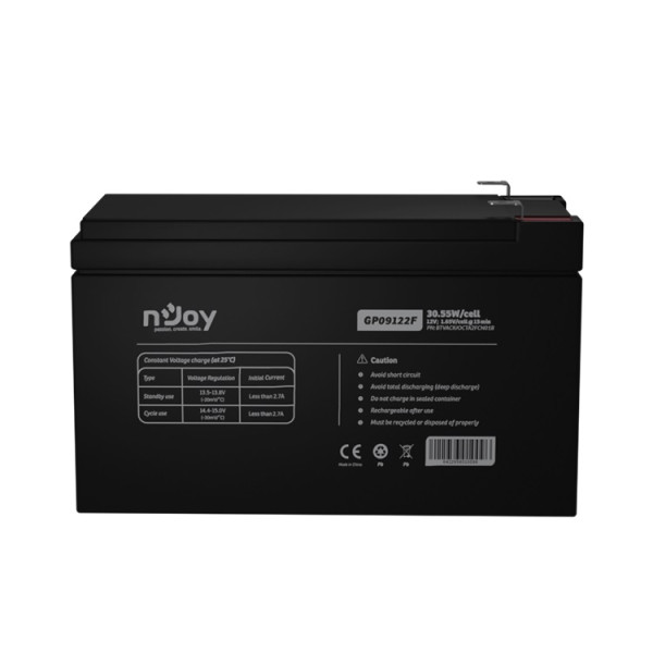 Купить Акумуляторна батарея Njoy GP09122F 12V 9AH (BTVACIUOCTA2FCN01B) AGM
