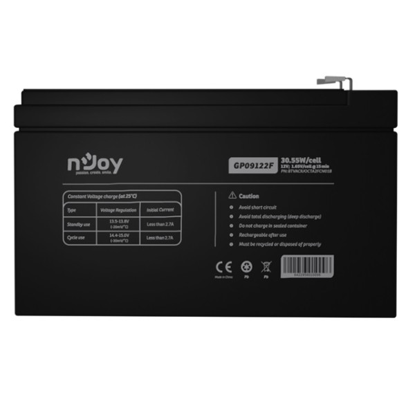 Купить Акумуляторна батарея Njoy GP09122F 12V 9AH (BTVACIUOCTA2FCN01B) AGM