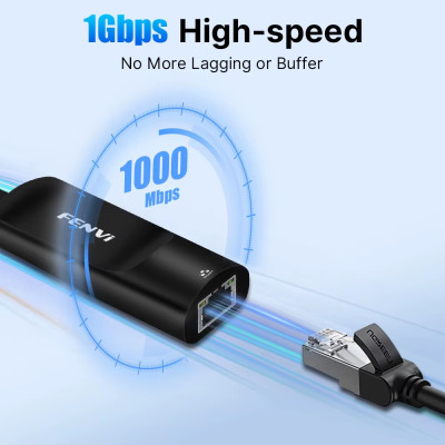 Купить Мережевий адаптер Fenvi USB 3.0 - LAN RJ45