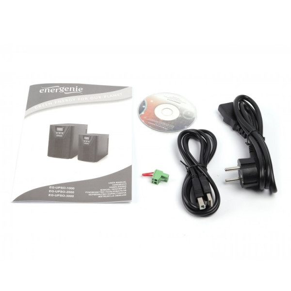 Купить Джерело безперебійного живлення EnerGenie EG-UPSO-1000 1000VA