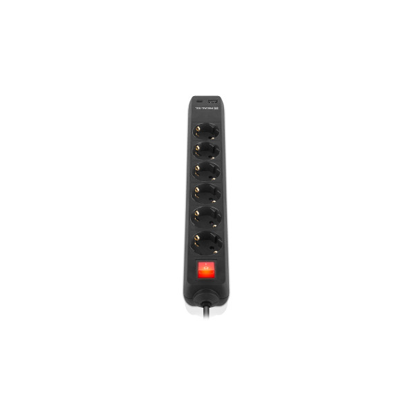 Купить Фільтр живлення REAL-EL RS-Protect 605 3м Black (EL122300041)