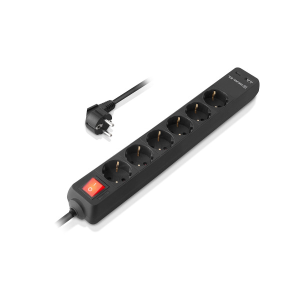 Купить Фільтр живлення REAL-EL RS-Protect 605 3м Black (EL122300041)