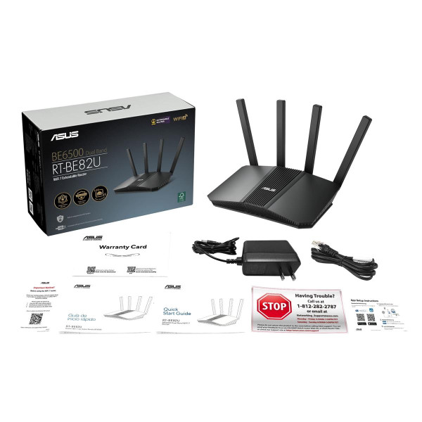 Купить Бездротовий маршрутизатор Asus RT-BE82U (90IG0990-MO9B00)