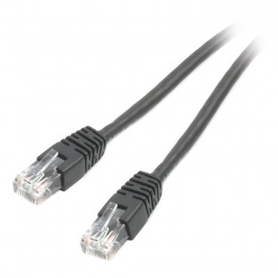 Купити Патч-корд UTP Cablexpert (PP6U-5M/BK) cat.6, літий, 50u штекер із засувкою, 5 м, чорний