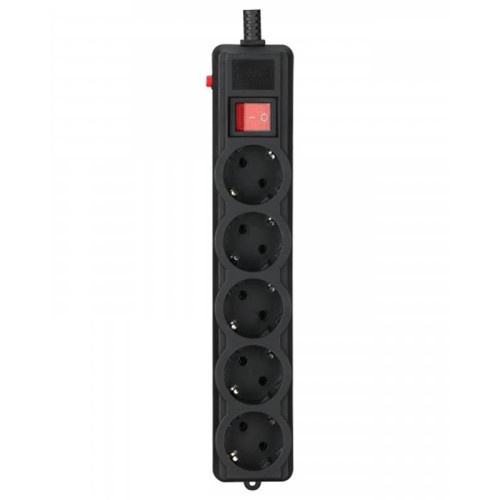 Купити Фільтр живлення Gembird Pro (SPG5-G-10B-PRO) 5 розеток, 3м, чорний