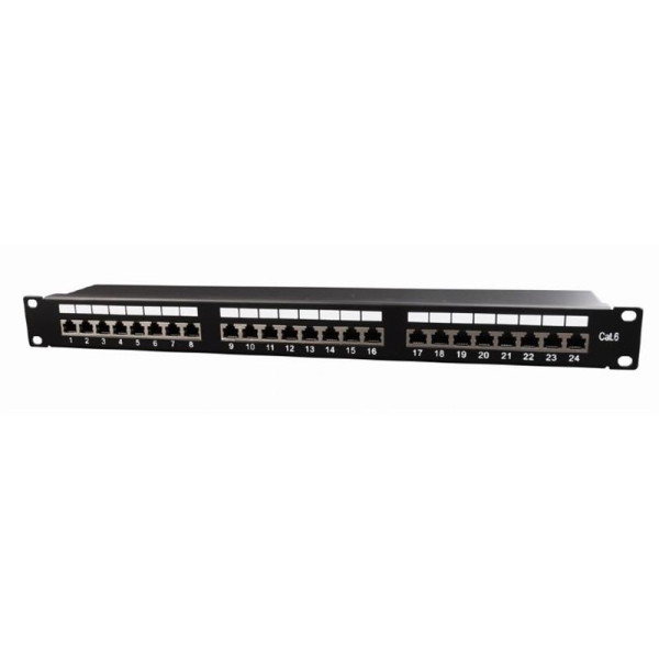 Купить Патч-панель Cablexpert (NPP-C624-002) 19" 24 порта, FTP, cat.6
