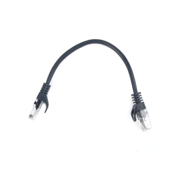 Купити Патч-корд литий EServer UTP, RJ45, Cat.5e, 0,25m, чорний (CORD-0.25M-BLACK)