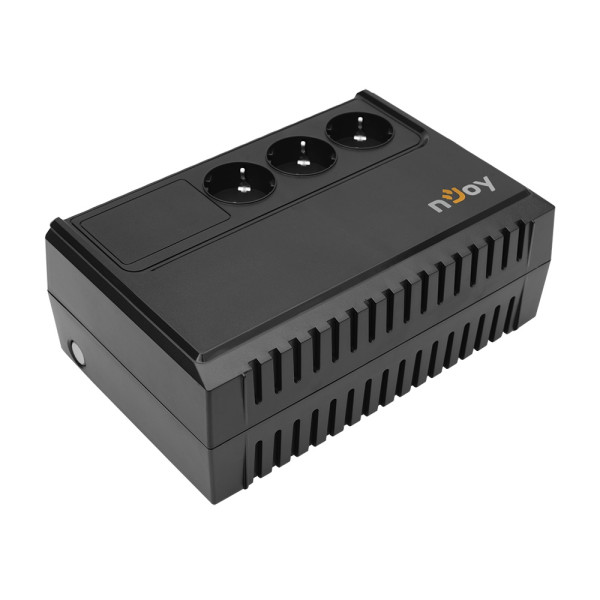Купить Джерело безперебійного живлення NJOY Renton 650 (PWUP-LI065RE-CG01B) Lin.int., AVR, 3 x евро, пластик