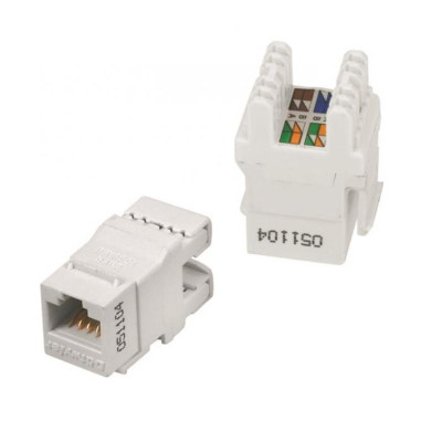 Купить Модуль EServer (WT-2007A) Keystone RJ45 UTP, кат.5E, узкий