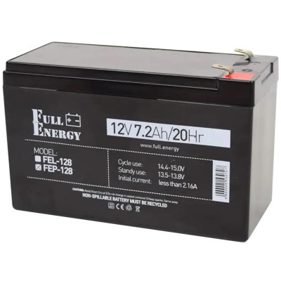 Купить Акумуляторна батарея Full Energy FEP-128 12V 7.2AH (FEP-128) AGM