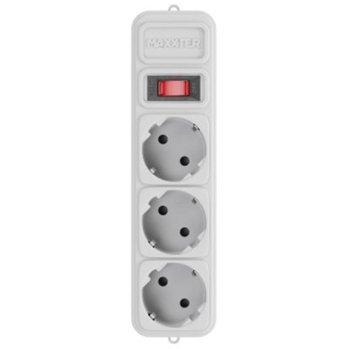 Купити Фільтр живлення Maxxter (SPM3-G-15G) 3 розетки, 4.5м, білий