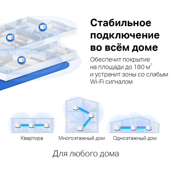 Купити WiFi Mesh-система Mercusys Halo H50G(3-pack)