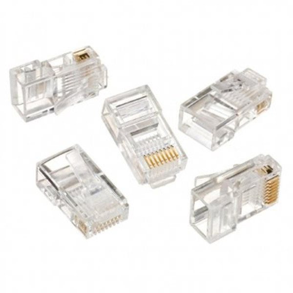 Купить Конектор RJ 45 Cablexpert (LC-8P8C-001/10) Cat. 5e UTP із позолоченими контактами (10 шт/уп)