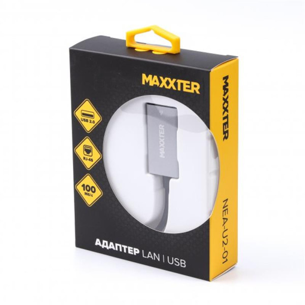 Купити Мережевий адаптер Maxxter NEA-U2-01 (1xFE)